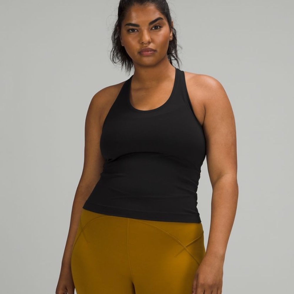Lululemon Cool Racerback Short Tank Top Nulu Black Size 10